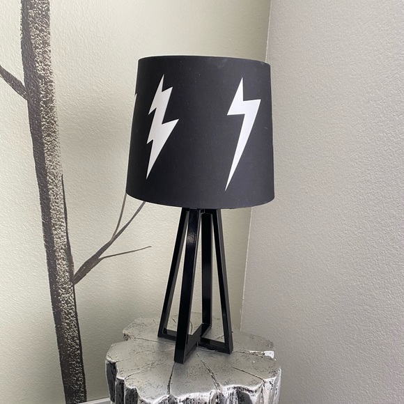 Lighting Bolt Shade for Lamps ( Base NOT included) - Picture 2 of 5